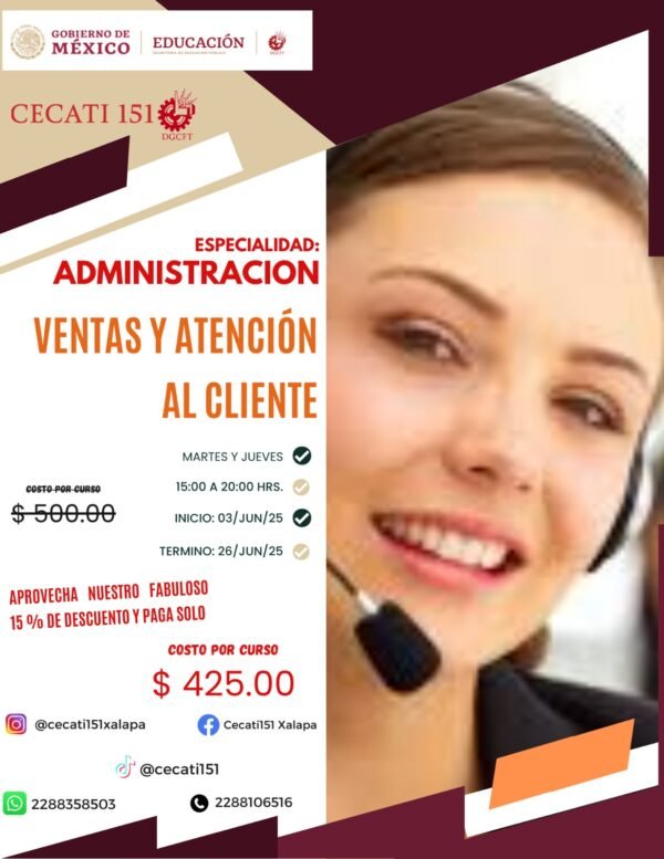 VENTAS Y AYENCIÓN AL CLIENTE