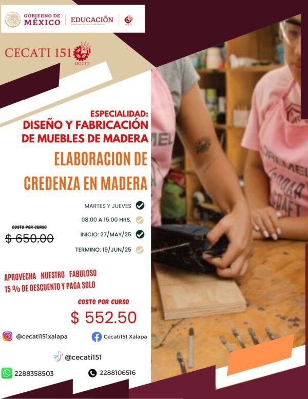 ELABORACION DE CREDENZA EN MADERA