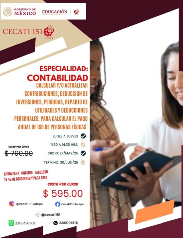 CALCULAR Y/O ACTUALIZAR CONTRIBUCIONES, DEDUCCIÓN DE INVERSIONES, PERDIDAS, REPARTO DE UTILIDADES Y DEDUCCIONES PERSONALES, PARA CALCULAR EL PAGO ANUAL DEL ISR DE PERSONAS FÍSICAS